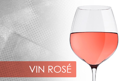 Verre de vin rosé d'origine italienne