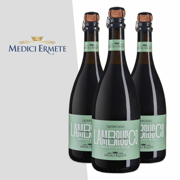 QUERCIOLI LAMBRUSCO REGGIANO SECCO DOC PAR MEDICI ERMETE