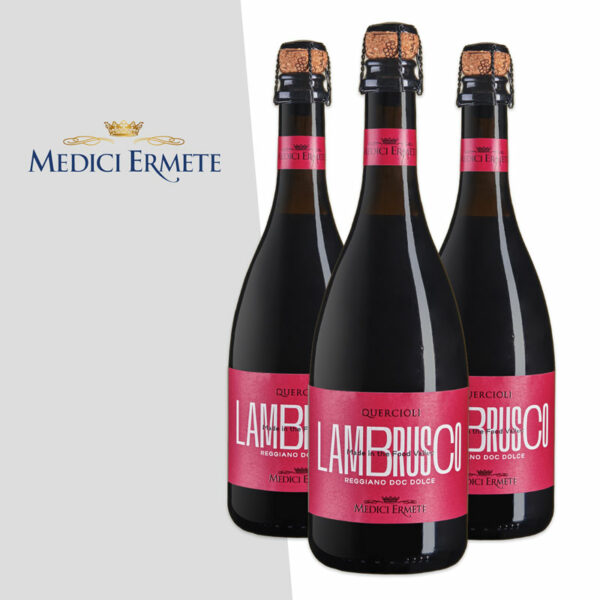 QUERCIOLI DOLCE LAMBRUSCO REGGIANO DOC PAR MEDEICI ERMETE